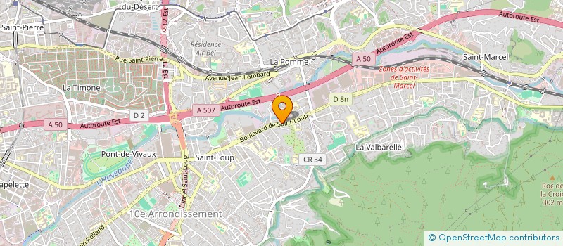 localisation de l'entreprise MONSIEUR ALEXIS DERBALI à MARSEILLE