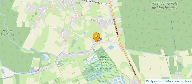 localisation de l'entreprise MONSIEUR ALEXIS DESBORDES  BOUVIGNIES