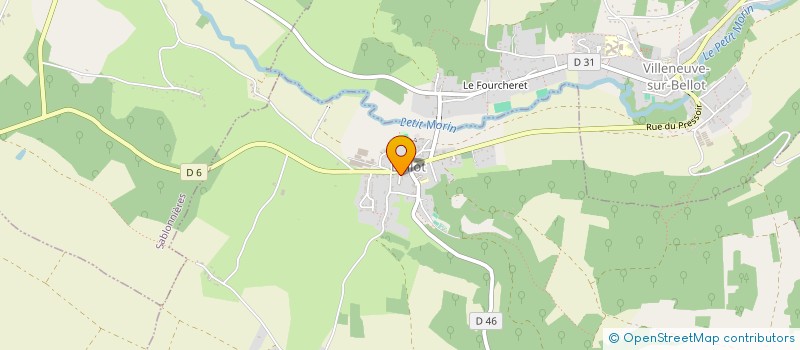 localisation de l'entreprise MONSIEUR ALEXIS DESESSARD  BELLOT