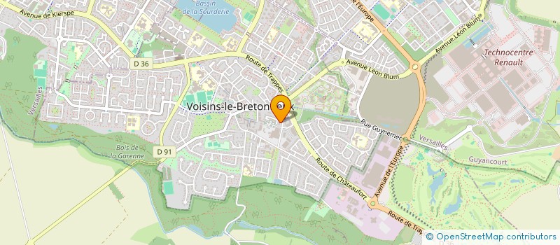 localisation de l'entreprise MONSIEUR ALEXIS DESNOUAILLES  LUNEVILLE