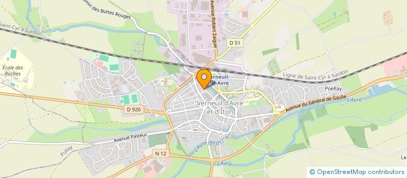 localisation de l'entreprise MONSIEUR ALEXIS DESTAS  VERNEUIL D'AVRE ET D'ITON