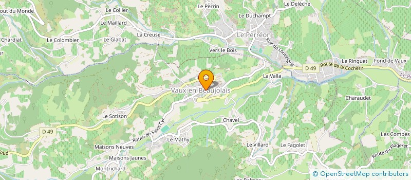 localisation de l'entreprise MONSIEUR ALEXIS DEVILEZ à VAUX-EN-BEAUJOLAIS