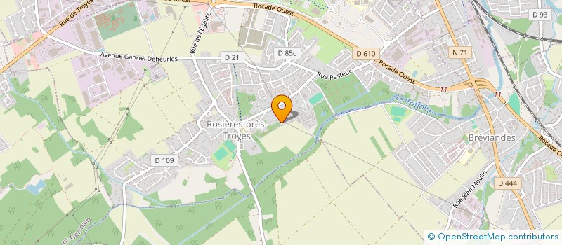 localisation de l'entreprise MONSIEUR ALEXIS DEVILLARD  ROSIERES-PRES-TROYES