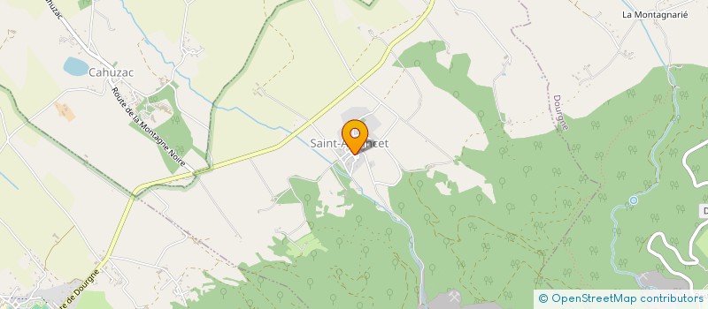 localisation de l'entreprise MONSIEUR ALEXIS DEVILLE à SAINT-AMANCET