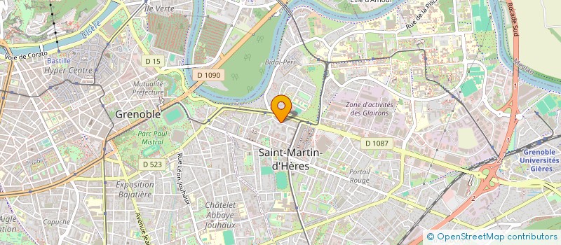 localisation de l'entreprise MONSIEUR ALEXIS DEVIN  SAINT-MARTIN-D'HERES