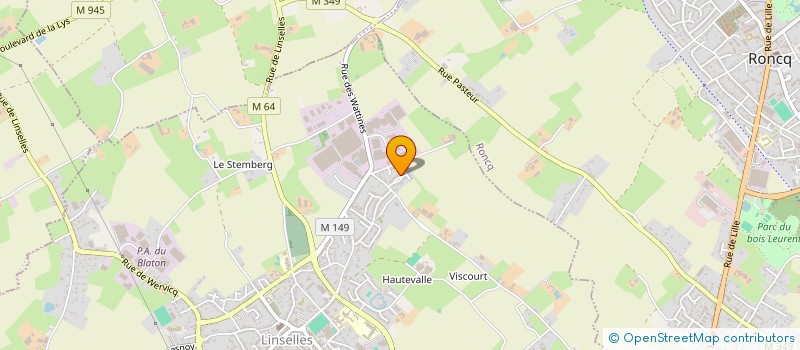 localisation de l'entreprise MONSIEUR ALEXIS DEVREESE  LINSELLES