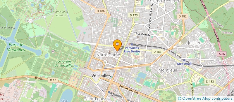 localisation de l'entreprise MONSIEUR ALEXIS DEWAVRIN à VERSAILLES
