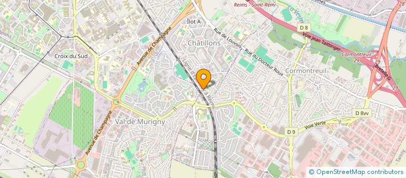 localisation de l'entreprise MONSIEUR ALEXIS DIVRY  REIMS