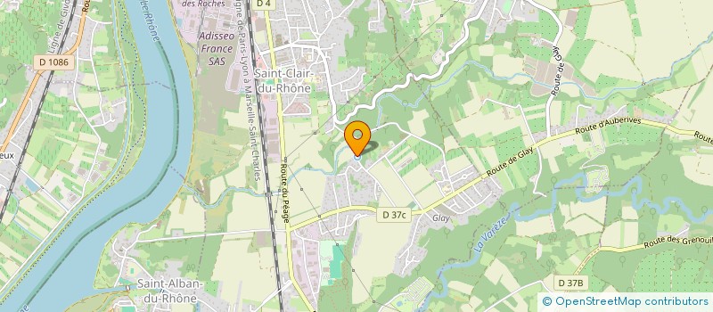 localisation de l'entreprise MONSIEUR ALEXIS DOMINIQUE DUMOND  SAINT-CLAIR-DU-RHONE