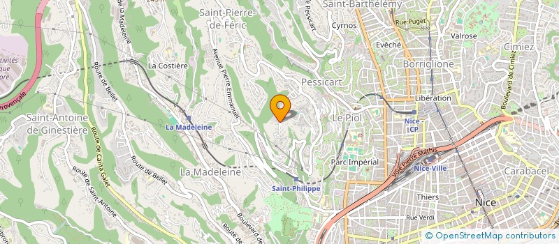 localisation de l'entreprise MONSIEUR ALEXIS DONATO à NICE
