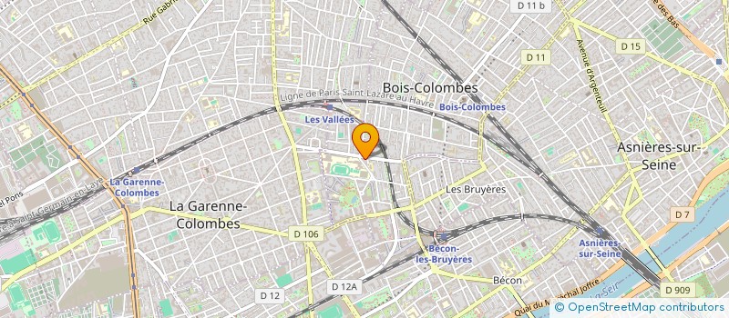 localisation de l'entreprise MONSIEUR ALEXIS DROUADAINE à BOIS-COLOMBES