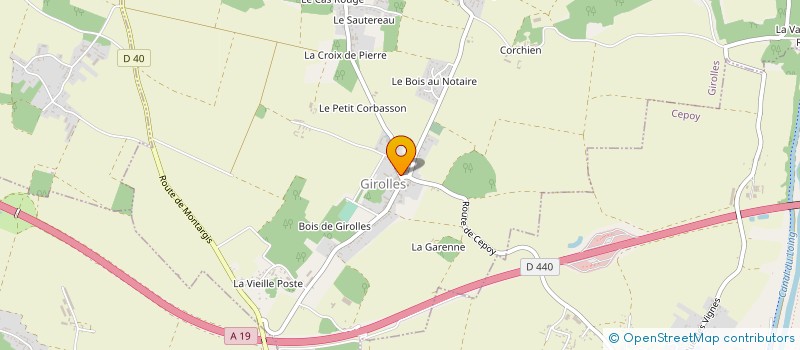 localisation de l'entreprise MONSIEUR ALEXIS DROUIN à GIROLLES