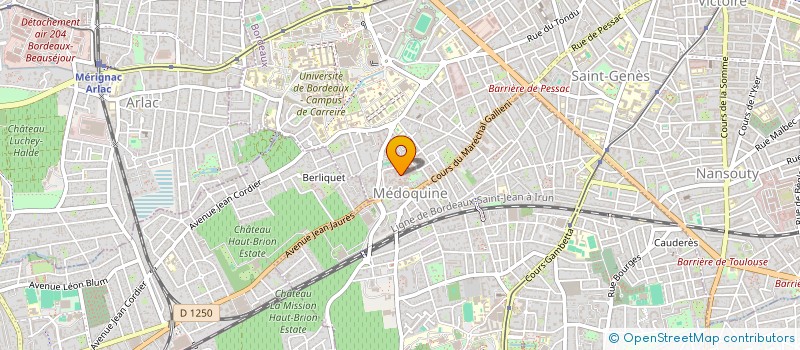 localisation de l'entreprise MONSIEUR ALEXIS DUBOURG  BORDEAUX