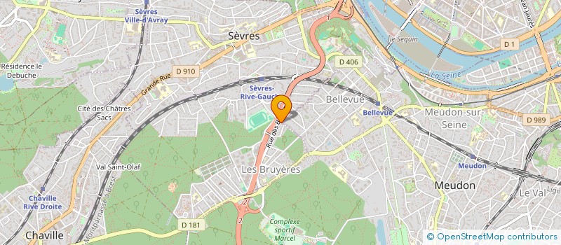 localisation de l'entreprise MONSIEUR ALEXIS DUCLOS à SEVRES