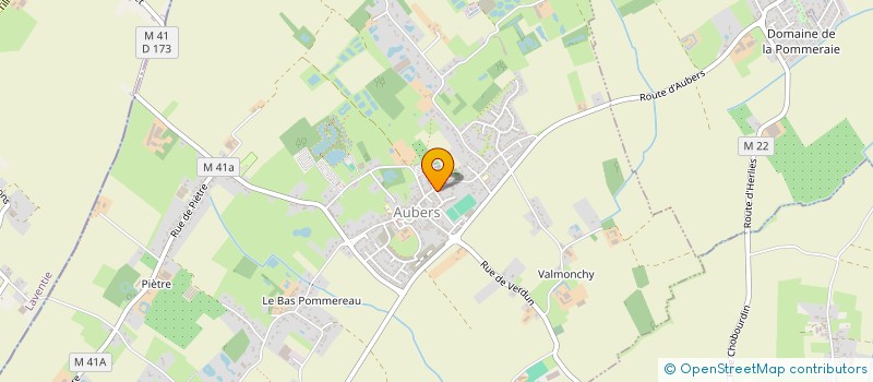 localisation de l'entreprise MONSIEUR ALEXIS DUFOURNY à AUBERS