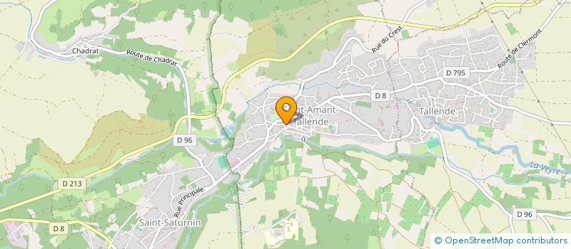 localisation de l'entreprise MONSIEUR ALEXIS DUMAIN  SAINT-AMANT-TALLENDE