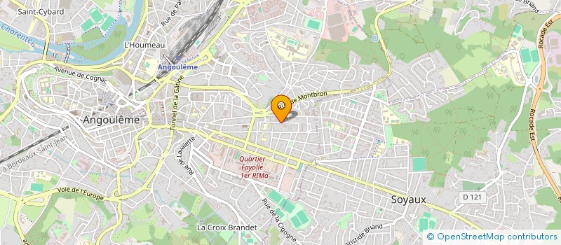 localisation de l'entreprise MONSIEUR ALEXIS DUMAS à ANGOULEME