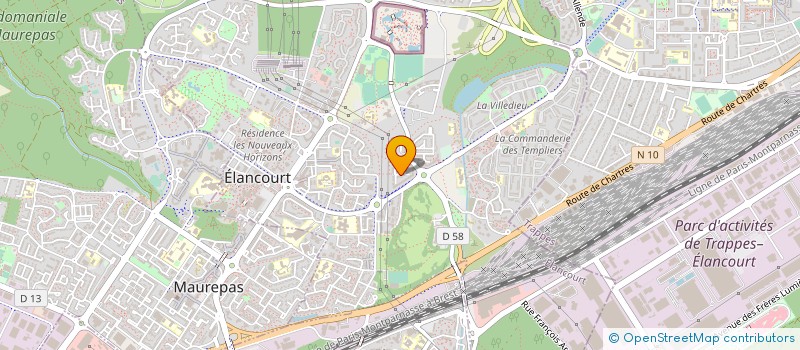 localisation de l'entreprise MONSIEUR ALEXIS DURAND  ELANCOURT