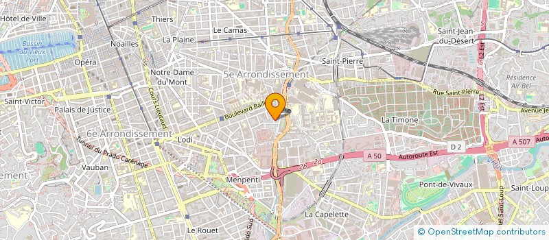 localisation de l'entreprise MONSIEUR ALEXIS DURAND  MARSEILLE