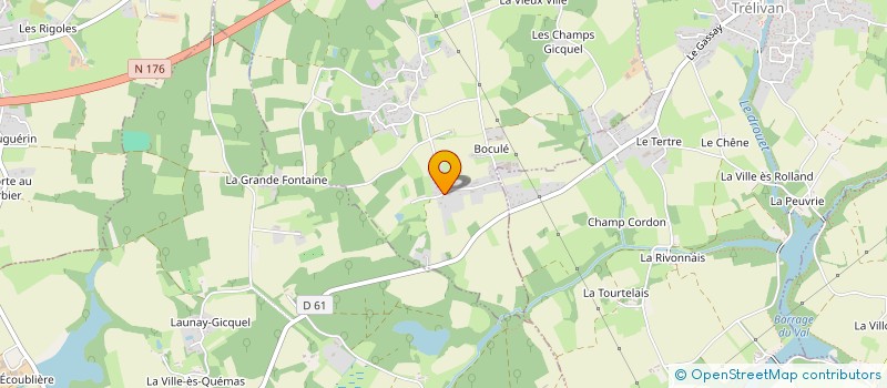 localisation de l'entreprise MONSIEUR ALEXIS DURAND  VILDE-GUINGALAN