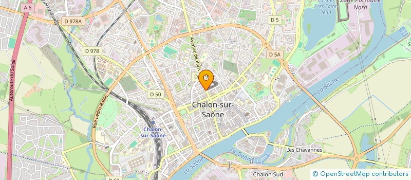 localisation de l'entreprise MONSIEUR ALEXIS DUSSABLY à CHALON-SUR-SAONE