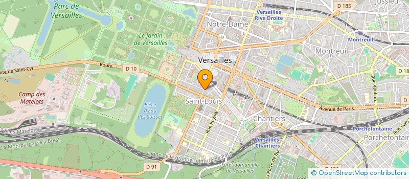 localisation de l'entreprise MONSIEUR ALEXIS DUSSAIX à VERSAILLES