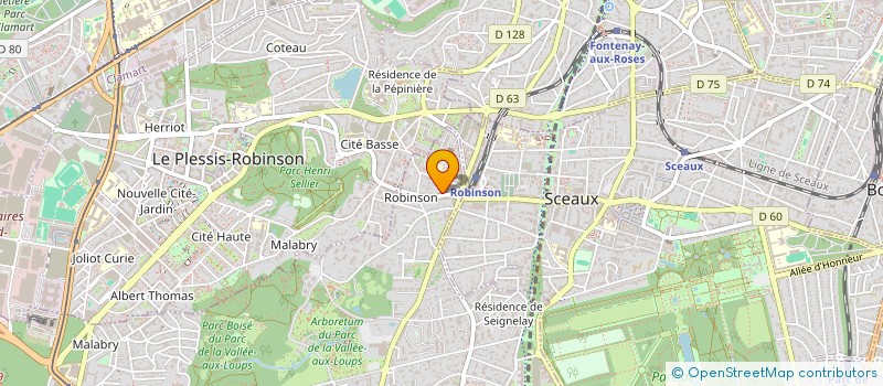 localisation de l'entreprise MONSIEUR ALEXIS DUSSOURD  CHATENAY-MALABRY