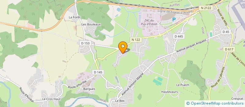 localisation de l'entreprise MONSIEUR ALEXIS DUTEMPS à YTRAC