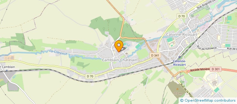 localisation de l'entreprise MONSIEUR ALEXIS DUTRIAUX  CAMBLAIN-CHATELAIN