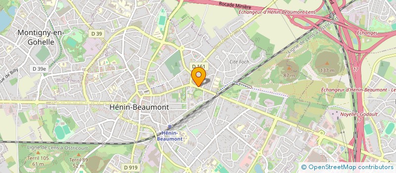 localisation de l'entreprise MONSIEUR ALEXIS DZIKOWSKI  HENIN-BEAUMONT