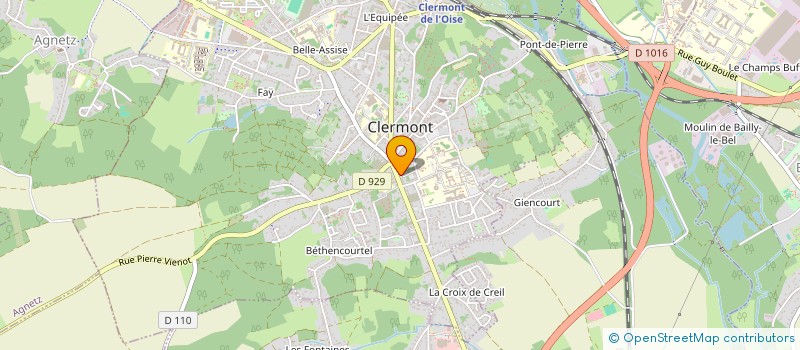 localisation de l'entreprise MONSIEUR ALEXIS EGEA  CLERMONT