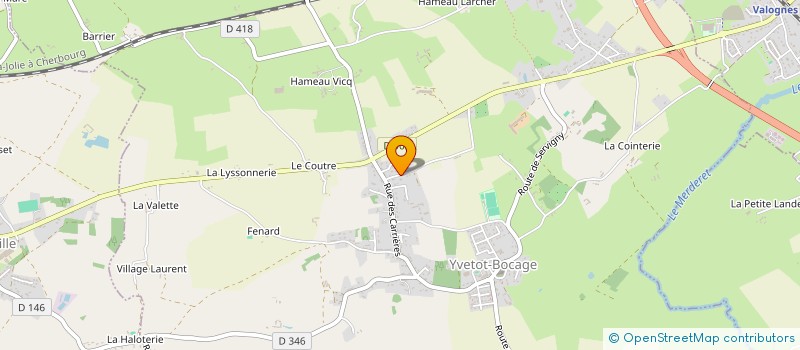 localisation de l'entreprise MONSIEUR ALEXIS EMME  YVETOT-BOCAGE