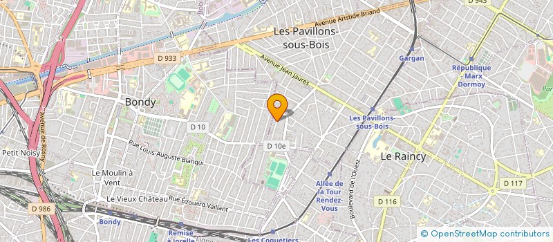 localisation de l'entreprise MONSIEUR ALEXIS ENGONGA  LES PAVILLONS-SOUS-BOIS