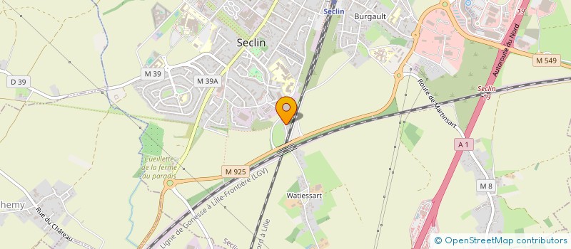 localisation de l'entreprise MONSIEUR ALEXIS ESPINOSA  SECLIN