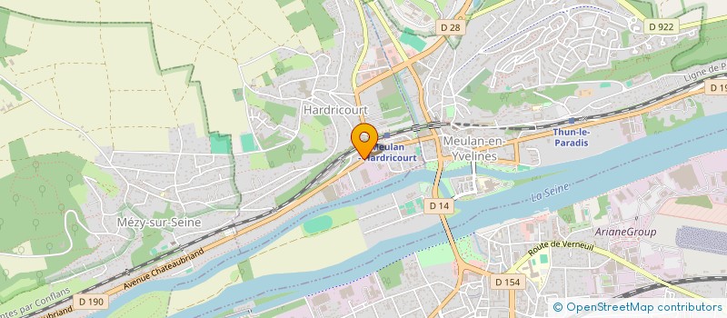 localisation de l'entreprise MONSIEUR ALEXIS FABRE  HARDRICOURT