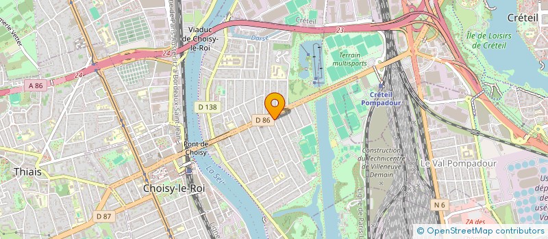 localisation de l'entreprise MONSIEUR ALEXIS FABRE  CHOISY-LE-ROI