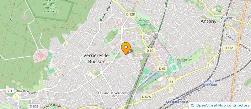 localisation de l'entreprise MONSIEUR ALEXIS FABRIGOULE à VERRIERES-LE-BUISSON
