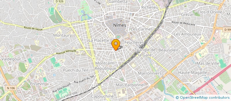 localisation de l'entreprise MONSIEUR ALEXIS FAGES  NIMES