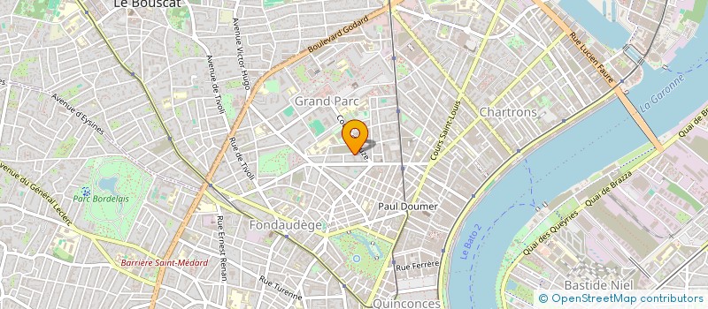 localisation de l'entreprise MONSIEUR ALEXIS FAURE  BORDEAUX