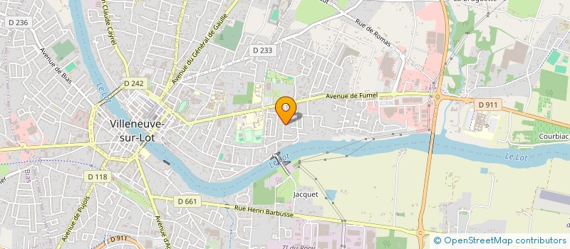 localisation de l'entreprise MONSIEUR ALEXIS FAUVEL  VILLENEUVE-SUR-LOT