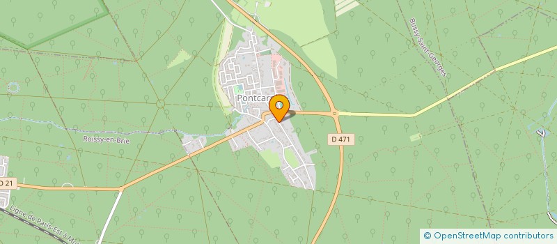 localisation de l'entreprise MONSIEUR ALEXIS FAVENNEC  PONTCARRE