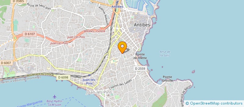 localisation de l'entreprise MONSIEUR ALEXIS FAVRE  ANTIBES