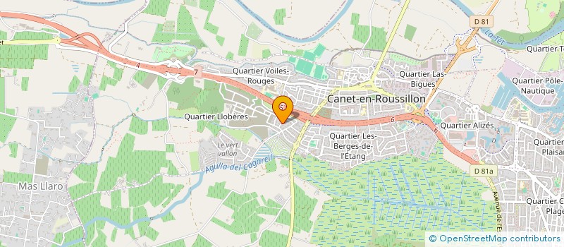 localisation de l'entreprise MONSIEUR ALEXIS FEHLMANN  CANET-EN-ROUSSILLON