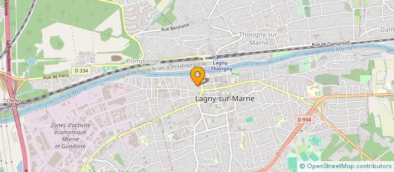 localisation de l'entreprise MONSIEUR ALEXIS FELLINE  LAGNY-SUR-MARNE