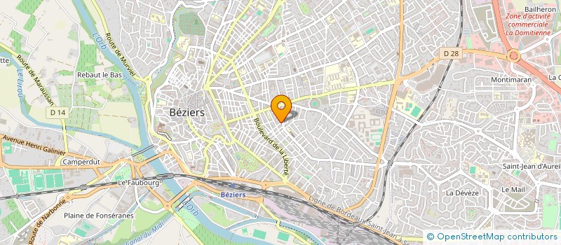 localisation de l'entreprise MONSIEUR ALEXIS FERNANDEZ  BEZIERS