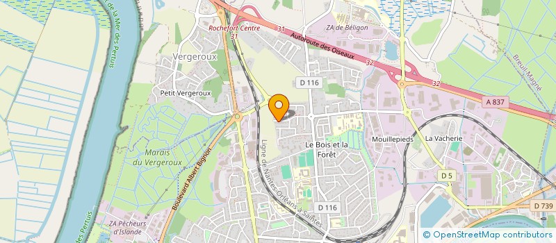 localisation de l'entreprise MONSIEUR ALEXIS FERREIRA  ROCHEFORT