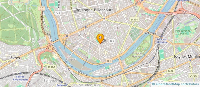 localisation de l'entreprise MONSIEUR ALEXIS FERREIRA  BOULOGNE-BILLANCOURT