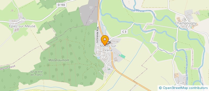 localisation de l'entreprise MONSIEUR ALEXIS FERRIOL à MAXEY-SUR-VAISE