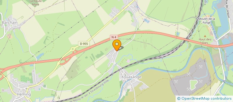 localisation de l'entreprise MONSIEUR ALEXIS FIFRE  XOUAXANGE