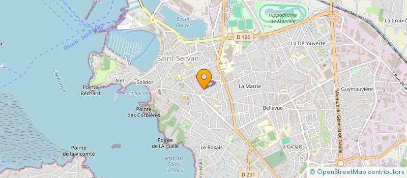 localisation de l'entreprise MONSIEUR ALEXIS FISCHER  SAINT-MALO